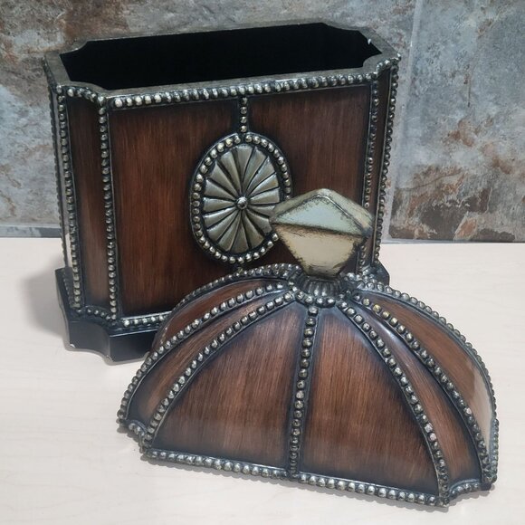 Large Aleron Box Decorative Trinket Dome Lid - Picture 4 of 13